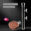 Glass Fish Tank Food Dispenser with Suction Cup Shrimp Feeding Tube Aquarium Fish Tank Feeder Set