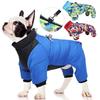 Waterproof Small Dog Clothes Winter Dog Coat With D Ring Warm Pet Clothing for Medium Dogs Puppy Jacket Chihuahua Poodle Costume