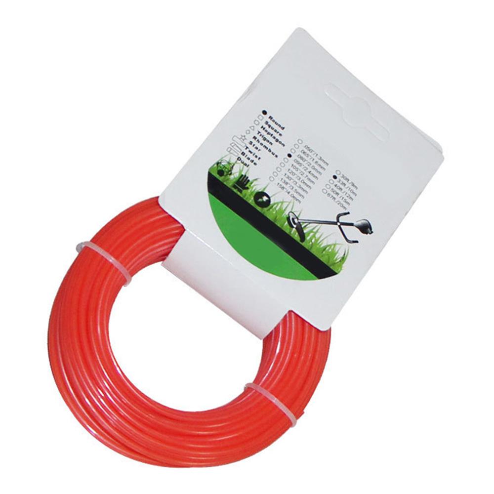 3 мм x 15 м нейлоновая леска для триммера щетка для резки травы веревка для удаления сорняков триммер инструмент аксессуары замена провода газонокосилки