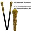 Snake Head Halloween Scepter: Adult & Kids Cosplay Magician Witch Pharaoh Wand