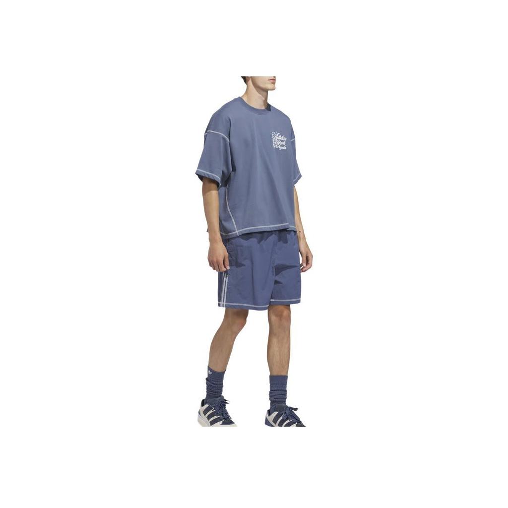 adidas Originals Los Angeles FW25 Пуловер с лого Wilshire и надписью, Мягкая футболка с коротким рукавом, Унисекс футболка JX6178