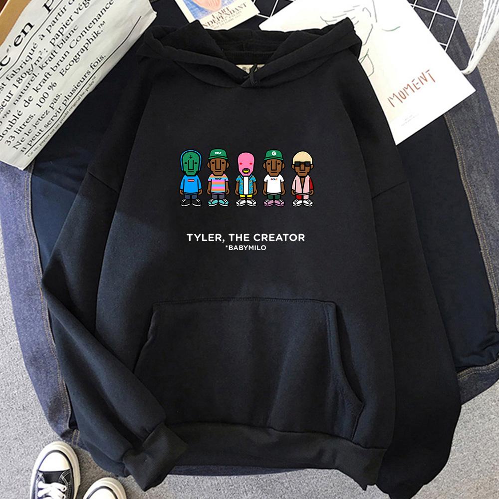 Tylerr The Creator Hip Hop Rapper Vintage Hoodies Men Sweatshirts New Loose and Comfortable Pullovers Y2k Streetwear
