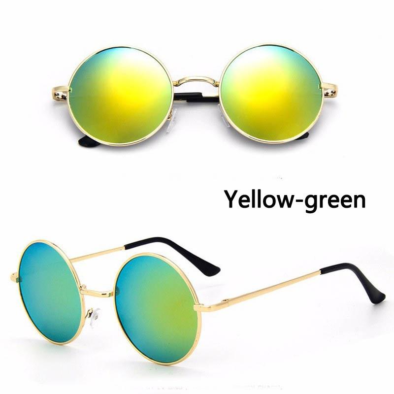 1 шт., винтажные карамельные простые детские круглые солнцезащитные очки с защитой от ультрафиолета для девочек, ретро милые солнцезащитные очки