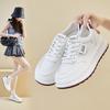 New Summer White Shoes for Female Students' Thick Sole Elevated Mesh Breathable Casual Shoes