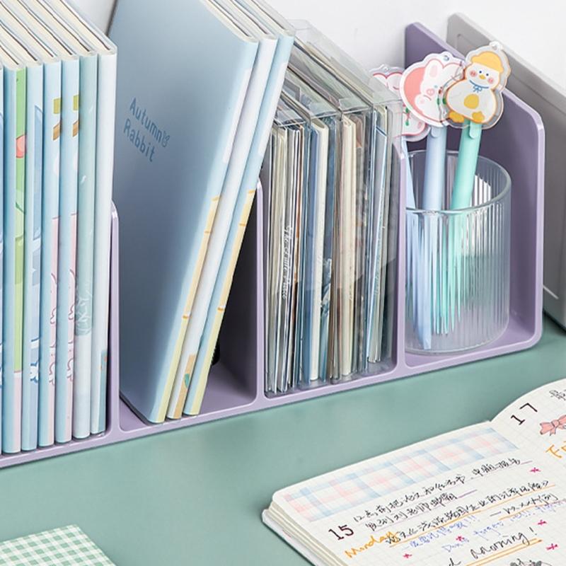 Практичные подставки для книг Сортер для файлов Настольная книжная полка Полка для чтения Стойка для хранения книг для студентов