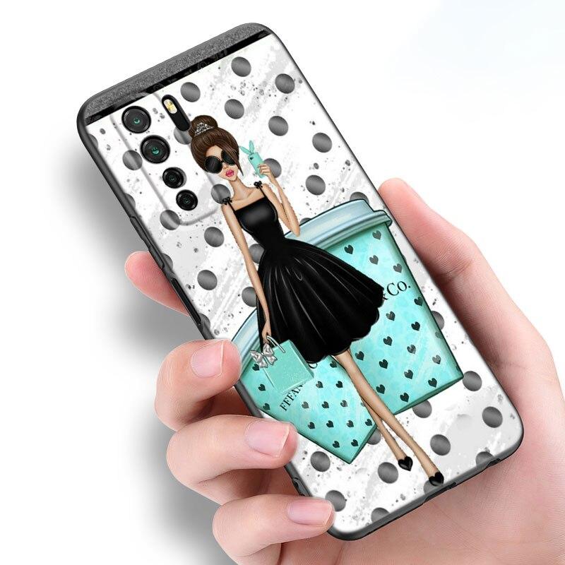 Модный стильный чехол для телефона для девочек и женщин для Huawei Honor 60 50 SE 30S Mate 30 20 10 Lite 40 Nova 9 8 Pro Y60 8i 7i 7SE 5T Premium