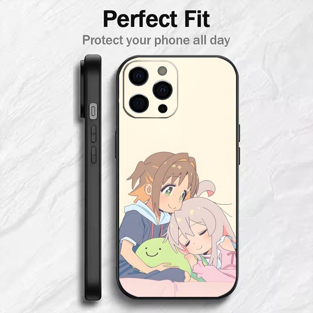 Чехол для телефона в стиле аниме TS Style Onii-chan Wa Oshimai для iPhone 17, 16, 15, 14, 13, 12 Plus, Max, мягкий силиконовый, черная крышка