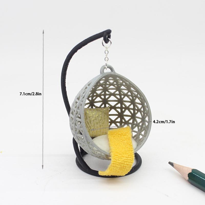 1 набор детских моделей, миниатюрный гамак, макет дома, реквизит, сделай сам, качели, кукольный домик, игрушки, украшения