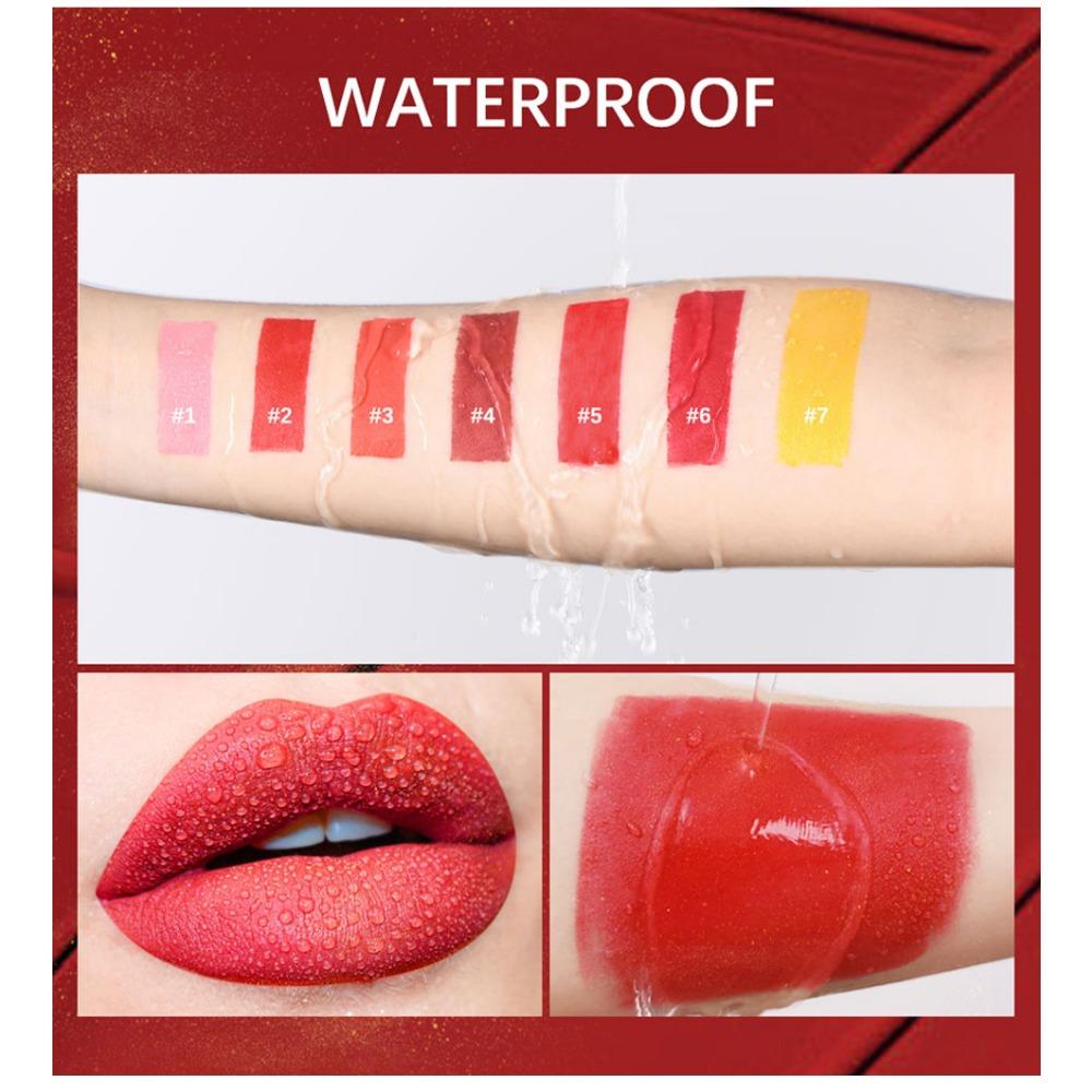 Матовая матовая чашка помады Lakerain Gold не легко выцветает