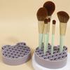 1pc Desktop Organizer Silicone Makeup Brush Holder Organizer Cosmetic Storage Box Multipurpose Make Up Brush Stand Pen Holder