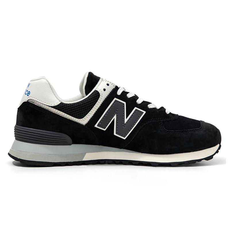 New Balance 574 Черно-бело-серые кроссовки U574BK2