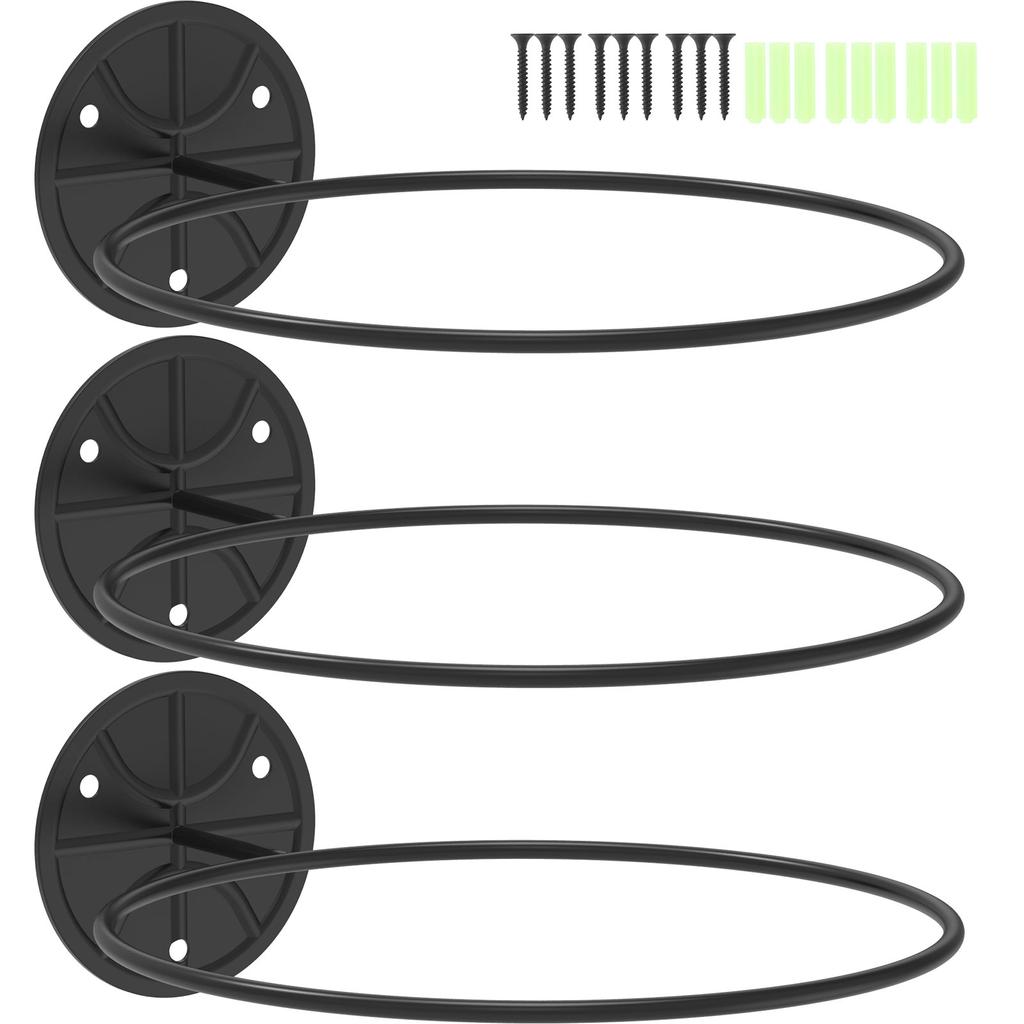 3/4 шт. Стойка для хранения баскетбольных, футбольных, волейбольных мячей, настенная стойка для хранения баскетбольных мячей, экономия места в гостиной, подставка для мячей