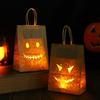 Pumpkin Halloween Paper Bag Random Style Candy Gift Bag Luminous Packaging Bag  Bakery