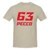 Pecco Bagnaia 63 100 Cotton Tshirt Unisexsfunny T Shirts Unisex Oneck Short Sleeve S6xl