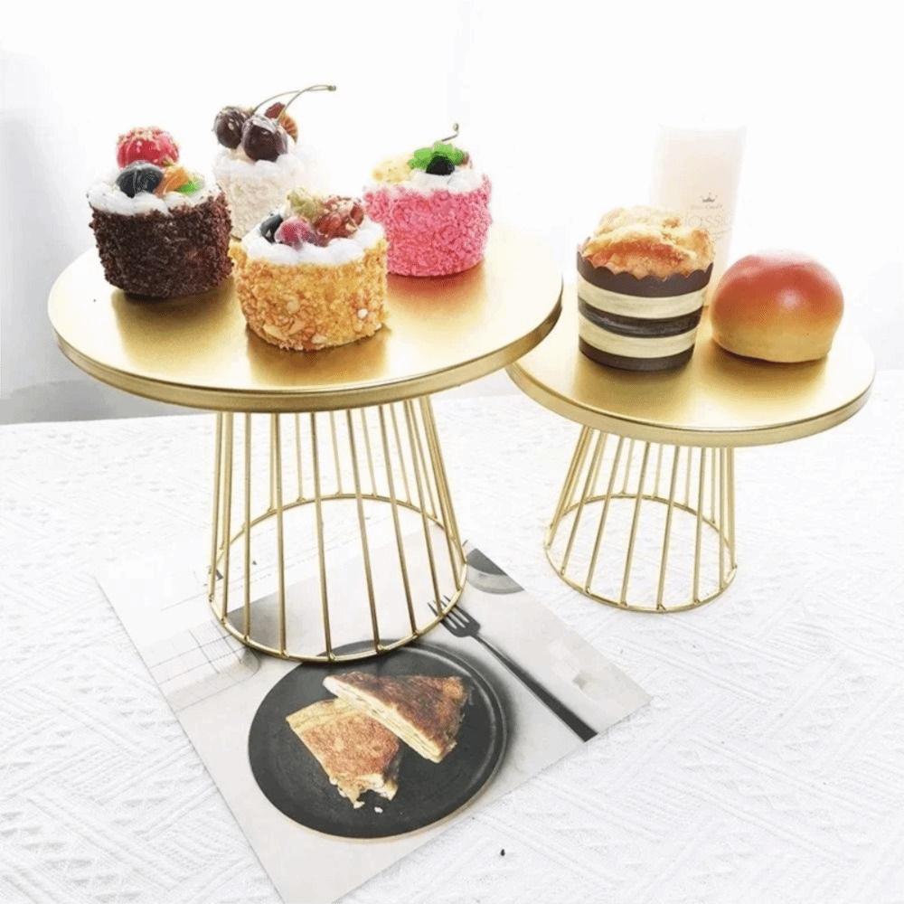 Pie Plates Round Pedestal Dessert Holder Dessert Rack Cupcake Display Stand  Birthday Party