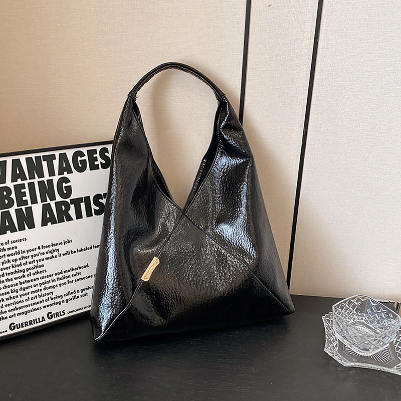 Мягкая кожаная ретро-сумка большой емкости на плечо, французская мода, простая сумка через плечо, женская повседневная сумка из вощеной кожи для поездок на работу