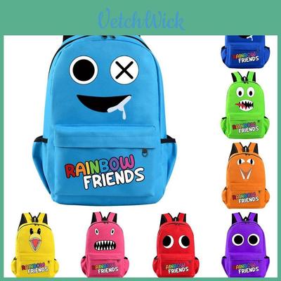 Рюкзак большой вместимости Roblox Rainbow Friends для путешествий, школы и многого другого