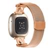 M-Type Milanese Bands for Fitbit Versa 4/Sense 2 Stainless Steel Metal Strap