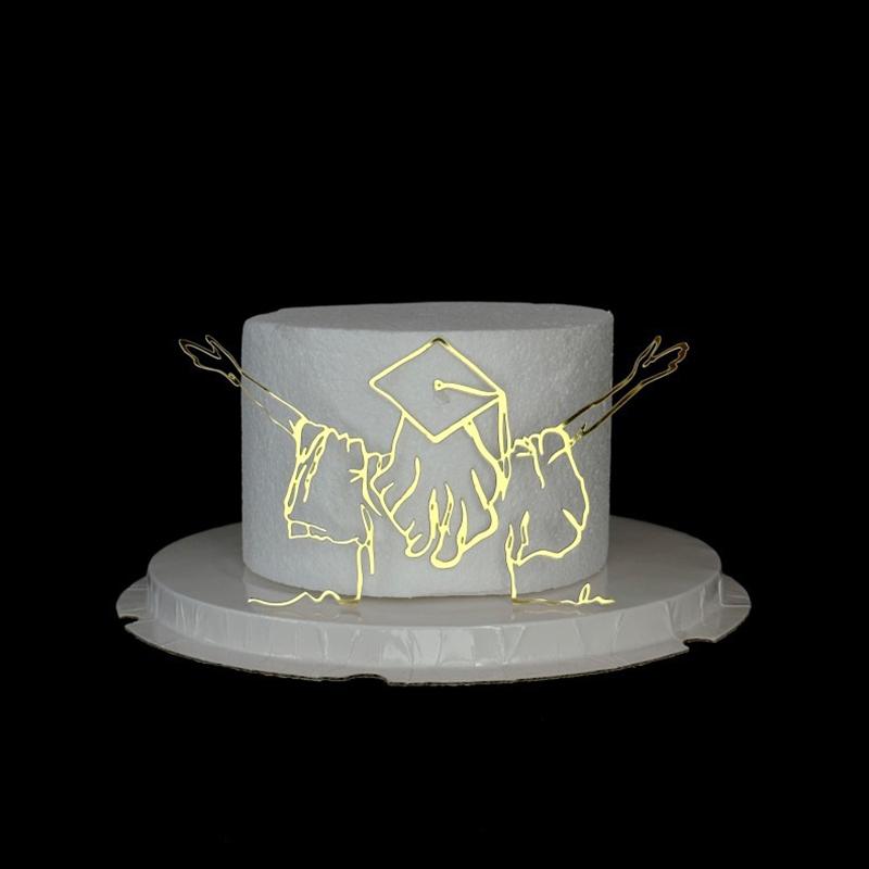 Doctorial Hat Graduation Party Cake Toppers Doctor's Acrylic Cake Decoration