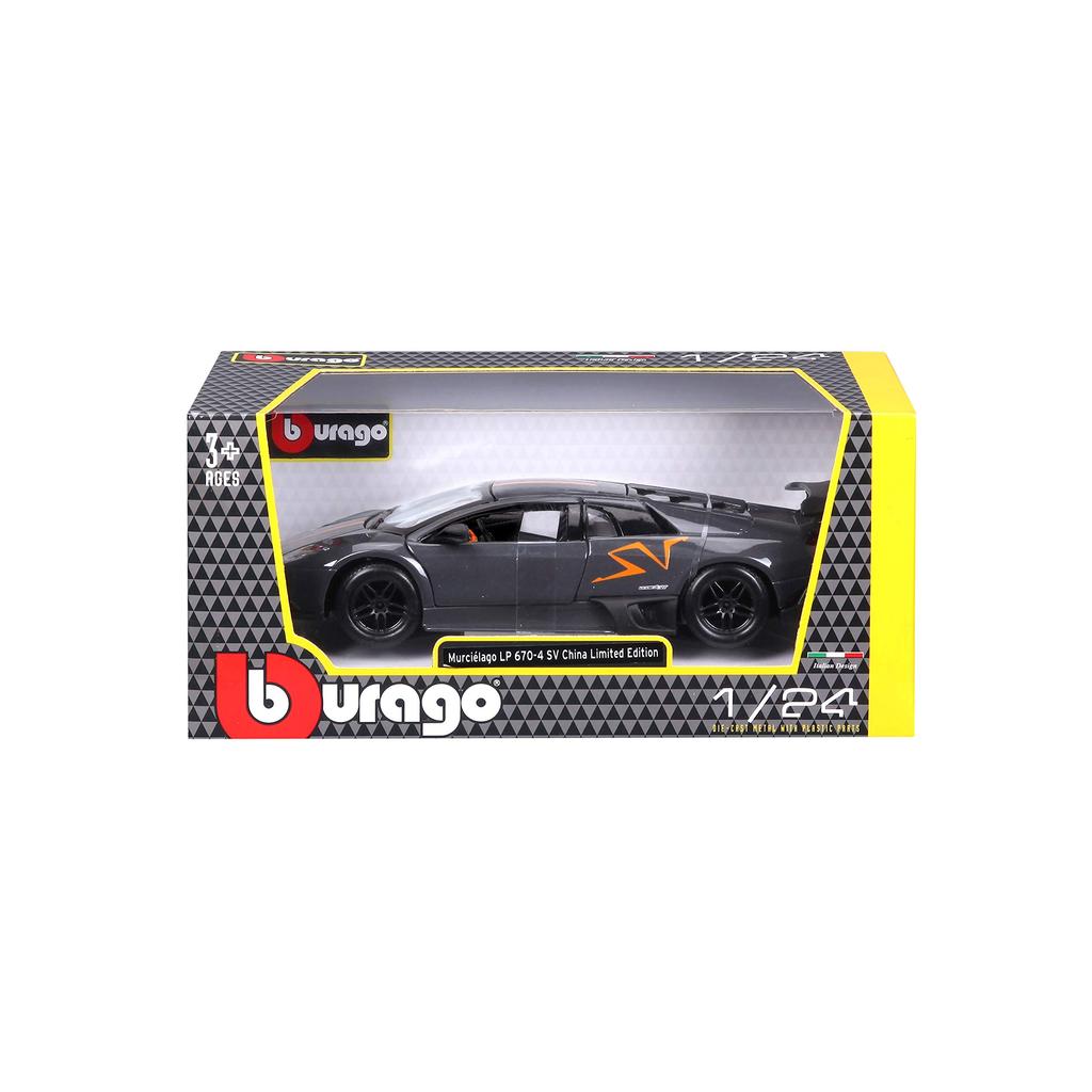 Bburago Scale Lamborghini Murcielago SV China Limited Edition Gray Diecast Model Finished 1/24 LP670-4 / Car, Product, 18-22120