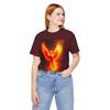 Flaming Phoenix Fire Bird Graphic Tee