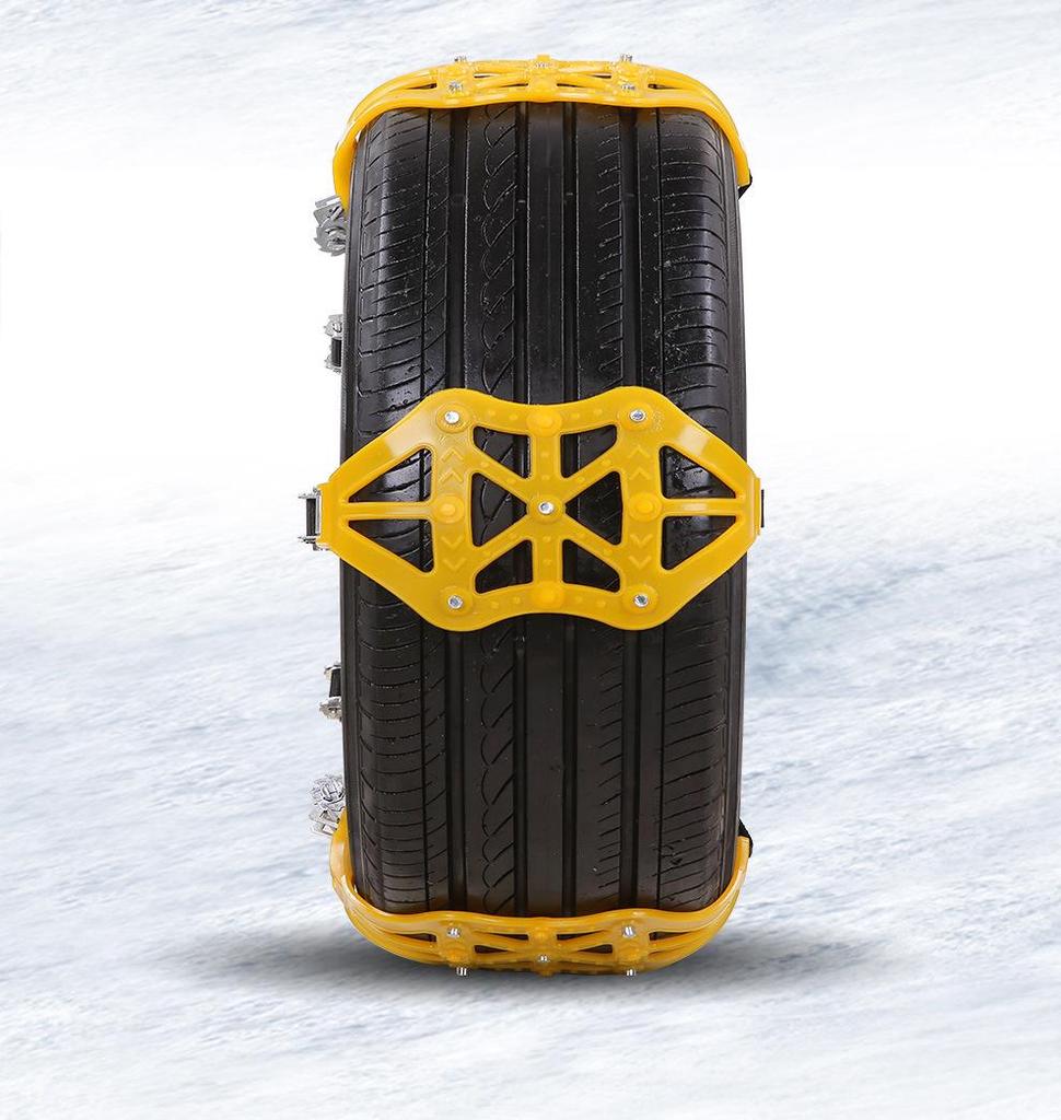 2024 Universal Rotary Anti-Skid Snow Tire Chains - Thickened Design for Emergencies