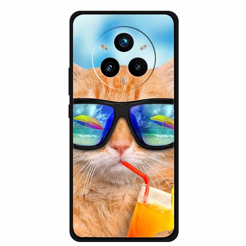 Чехол для Realme 14 Pro Plus 2025 Мягкий черный ТПУ Чехол для телефона Realme14Pro+ Силиконовая задняя крышка Для Realme 14 Pro Plus Realme14Pro