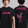 Gorillaz Band Print Short Sleeve Tshirt Alternative Electronic EDM DJ Post Punk Band Shirt Unisex Unisex 2026 Summer Streetwear Top