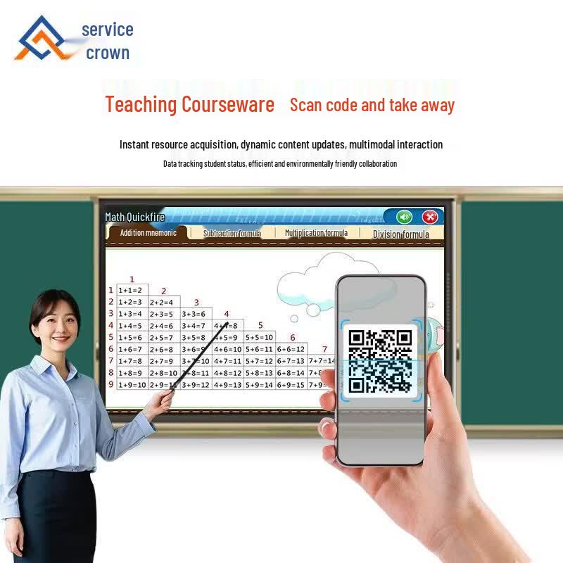 QinGuan 86-inch Dual System Interactive Smart Blackboard (CN version)