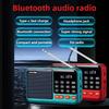 Многофункциональное мини-радио FM с Bluetooth-приемником для вставки карты, перезаряжаемое портативное аварийное радио