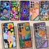 Indie Hippie Art Case For Samsung Galaxy S23 S21 S22 Ultra Plus S20 FE Note 20 Note 10 S8 S9 S10 Plus Cover