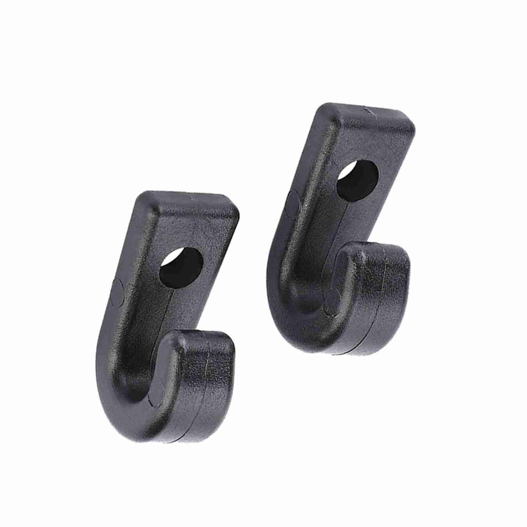 1 пара прочных пластиковых J-образных винтов для крепления крюков J-образных крючков для байдарок, каноэ, гребных лодок