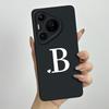 Для Huawei Pura 70 Pro + Чехол Huawei Pura 70 Чехол Милые Первые Буквы Квадратный Жидкий Силикон Чехол для Телефона Ударопрочная Задняя Крышка