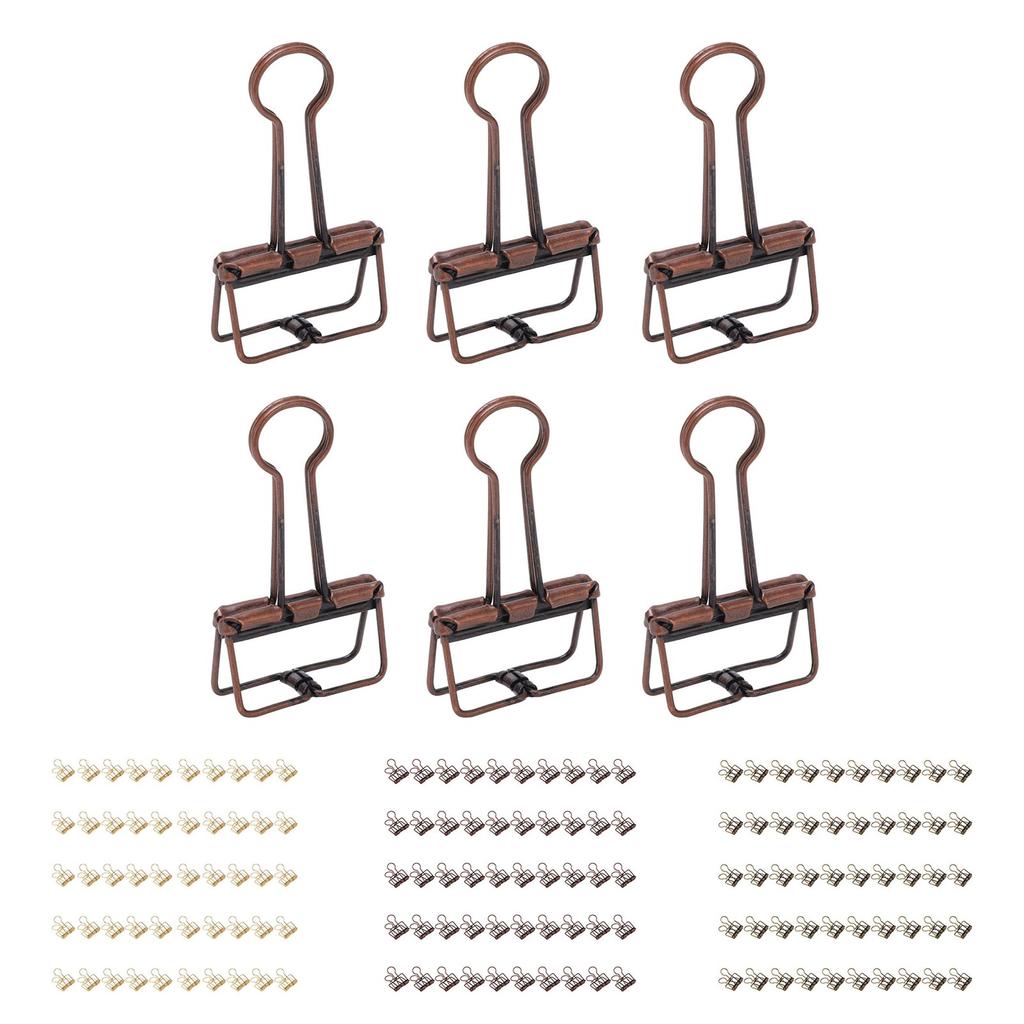 50 шт. зажимов 32 мм металлические с сильной силой зажима полые бумажные скрепки для офиса школы дома