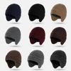 Thickened Knitted Hat Windproof Cold-proof Hat New Cycling Ski Hat  Unisex