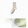 Women's Socks, Summer Thin Pure Cotton Antibacterial and Deodorizing Mid-calf Socks, Boneless Postpartum Socks