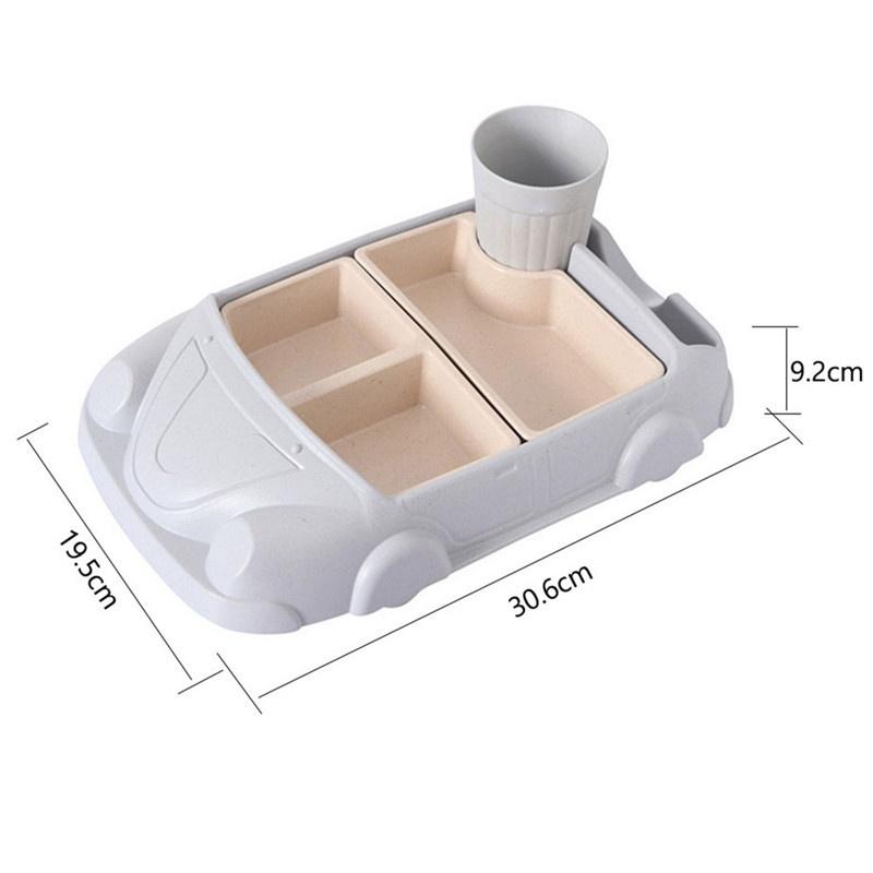 Пищевое бамбуковое волокно, детская посуда, тарелка для еды, коврик для еды, интегрированный дизайн, креативная сетчатая миска, детская посуда с героями мультфильмов