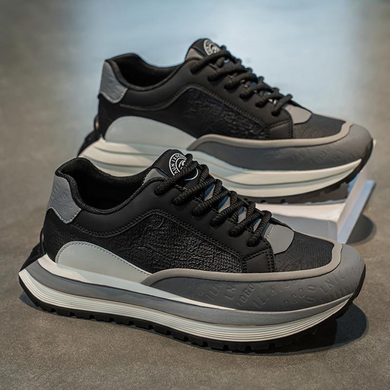 Новая мода мужская обувь Four Seasons удобная обувь для студентов и мальчиков трендовые мягкие подошвы дышащие повседневные кроссовки для бега