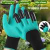 Gardening Gloves with Claws Latex Work Gloves Waterproof Anti Slip Durable Planting Digging Outdoor Work Gloves
