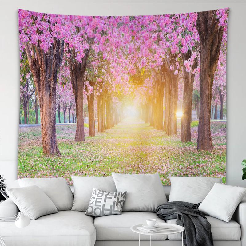 Украшение дома гобелен красивая серия вишни с принтом гобелен праздничные украшения 230x180 см