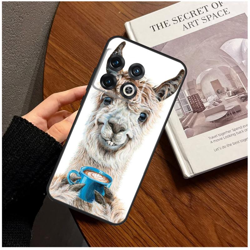Lama Llama Alpaca Case For OnePlus 13T 13R 12R 10R 15 13 12 11 8T 10T Nord CE 4 3 2 Lite N20 N30 Nord 5 Cover