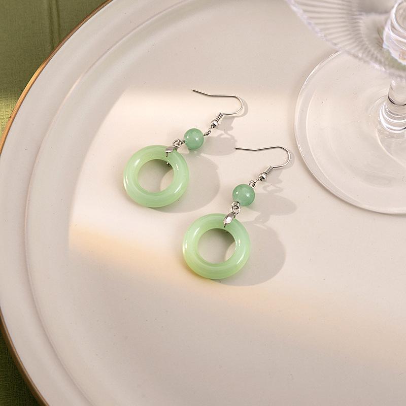 BLINGBAY женские новые серьги с искусственным жемчугом в китайском стиле, серьги с кисточками в форме бабочки в китайском стиле, простые аксессуары Hanfu, ретро-ювелирные изделия