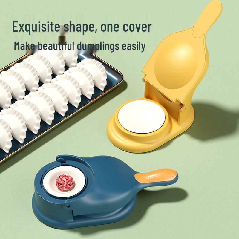 2-in-1 Manual Dumpling Wrapper Maker and Mold: Household Kitchen Gadget