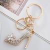 High Heel Shoe Keychain  Purse Car Key Chain Bag Decorative Alloy Keyring