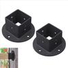 2pcs 2X2 Square Pergola Post Bracket Durable PostBase Brackets  Outdoor Projects