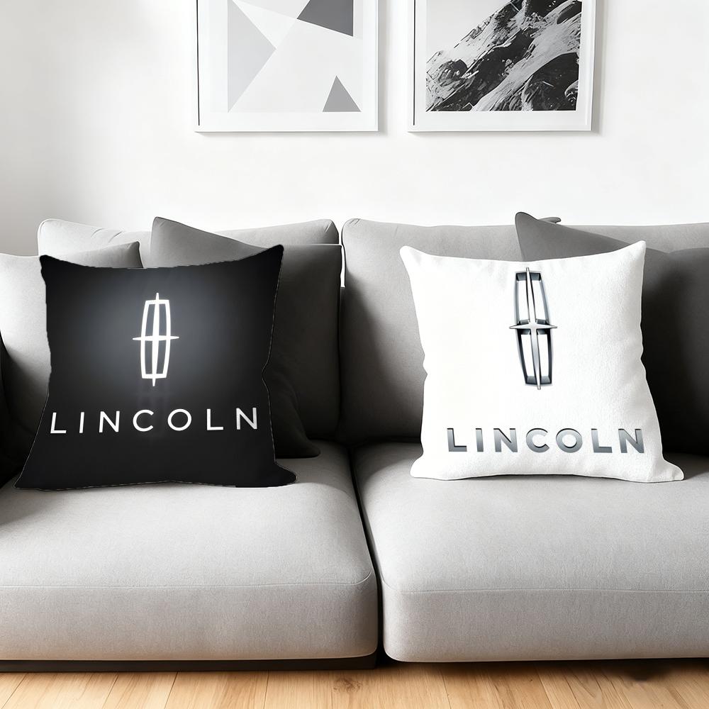 Чехол на подушку L-L-Lincoln-S, шелковистый короткий плюш, для домашнего дивана - Невидимая молния, домашний декор