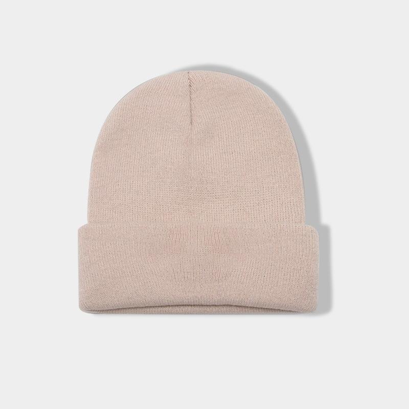 Зимняя уличная кашемировая вязаная шапка, женская модная простая мужская шапка, теплые холодные шапочки, женская толстая студенческая тюбетейка