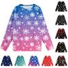 Women's Fashion  Winter Printed Long Sleeve Women's Pajamas Tops
