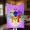 Sprunki Characters Plush Blanket Soft Comfortable All Seasons Perfect Gift Couch Office Nap Outdoor Travel Blanket