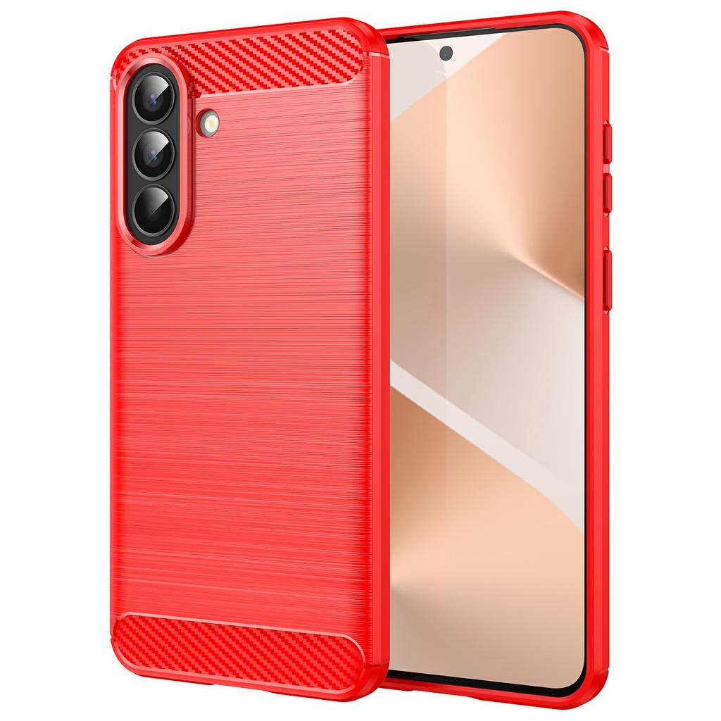 Для Samsung Galaxy A57 5G Чехол Защитная Крышка для Телефона Текстура Углеродного Волокна Матовая